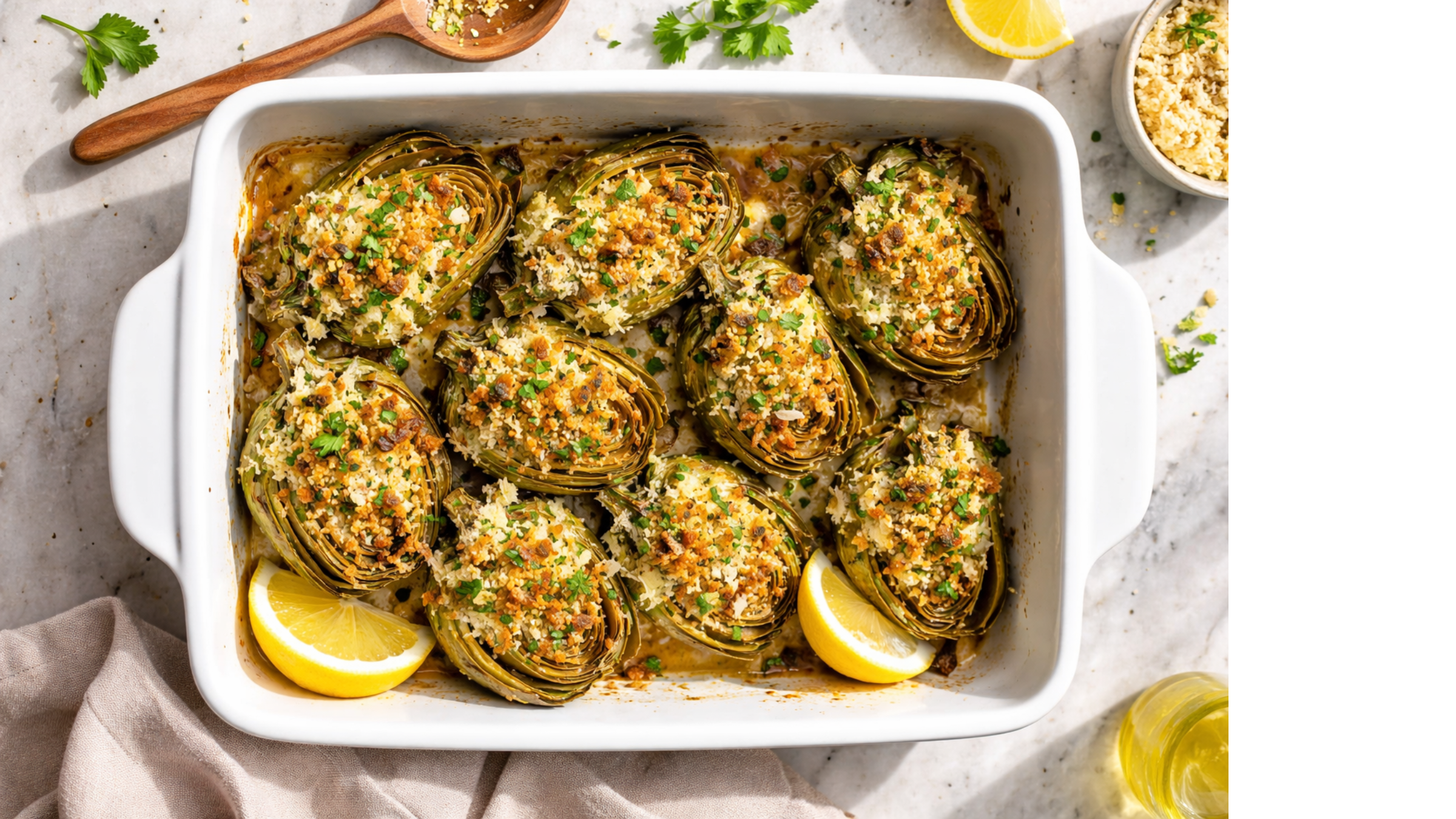 Carciofi gratinati: un contorno di stagione, semplice e irresistibile